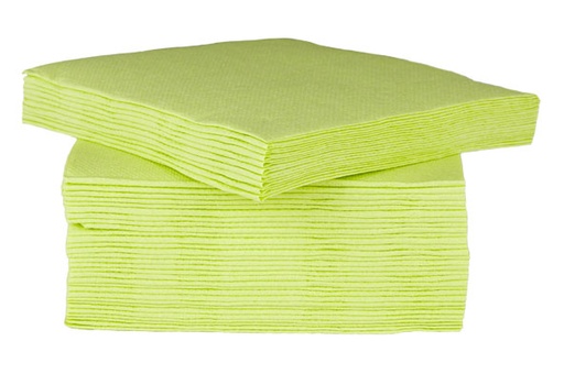 [44665097] COCKTAIL SERVETTEN ANIJS GROEN 25X25CM 40 STUKKEN=PAK