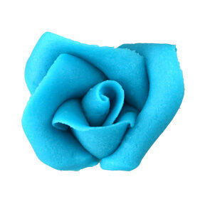 [70406975] ROSES MASSEPAIN 5 PCES  BLEU FONCE 5 PCES