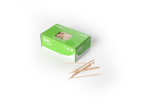 [53522236] SIER TOOTHPICKS / COCKTAIL PICKS FSC WOOD 60 MM BOX OF 1000 PCES