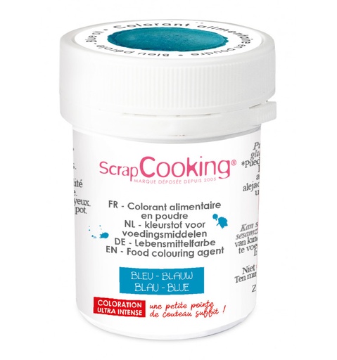 [08055644] SCRAPCOOKING HYDRO BLUE FOOD COLOURING 5GR
