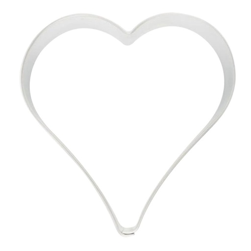 [08053068] HEART COOKIE CUTTER 80X80MM