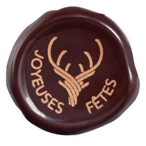 [08057285] 065102 PCB WASZEGELSTEMPELS CN JOYEUSES FÊTES Ø 3,5 CM 63 STUKS ***s/cd***