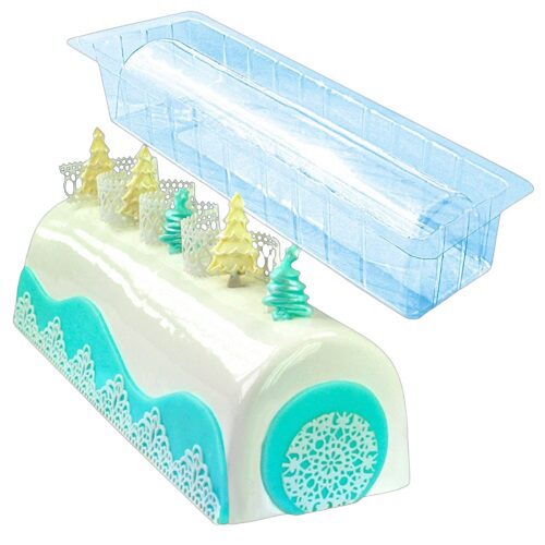 [08074053] BU3001 STANDARD SHORT PVC LOG MOLD 26X8X7CM 6PCS