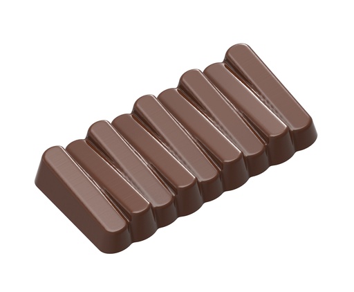 [70409522] MOULE À CHOCOLAT BATON DESIGN  CW1645 1X4 -- 100GR