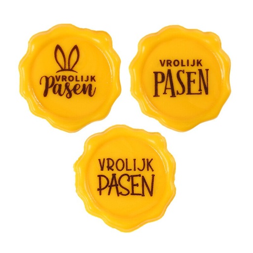 [08054792] 2069188 STEMPEL VROLIJK PASEN 3,8CM 120ST ***S/CDE***