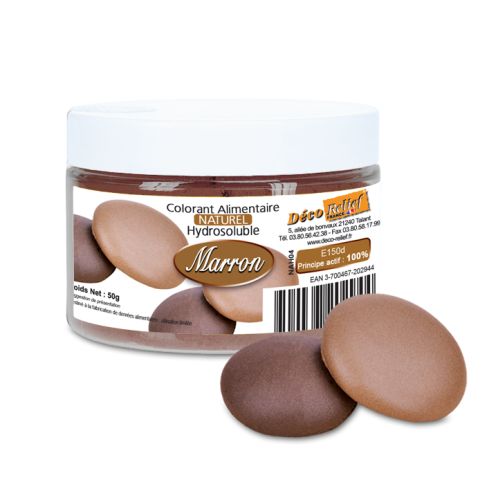 [07054010] NATUURLIJKE BRUINE KLEURSTOF NAH04 50GR