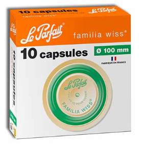 [56000171] LE PARFAIT SET OF 10 CAPSULES FOR SCREW-ON TERRINE D10CM