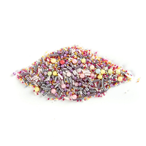 [08054305] 1061211 MIX DÉCORATION COULEUR PASTEL EN SUCRE  500G