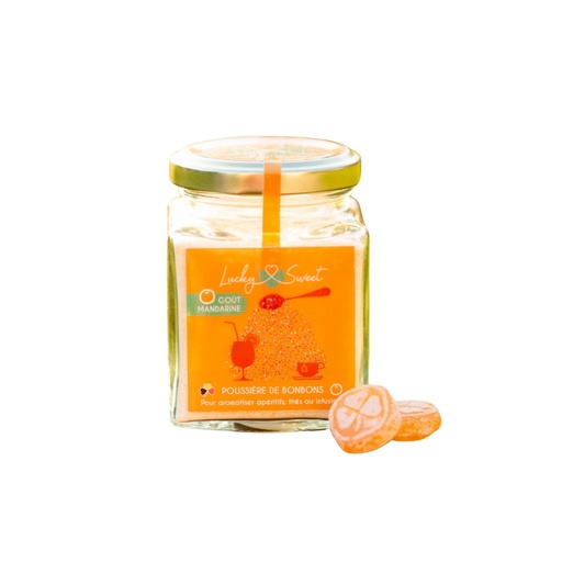 [14100649] LUCKY SWEET MANDARIN DUST CANDY 150GR