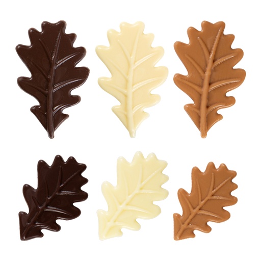 [08054615] 2014646 WINTER LEAVES 4X7CM - 5X3CM 84PCS