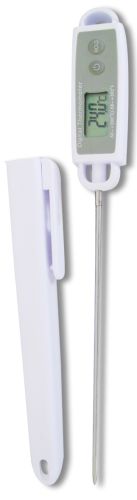 [52902093] DICHT DIGITAAL THERMOMETER MET INOX PEILLOOD 120MM VAN -50° TOT 200°C