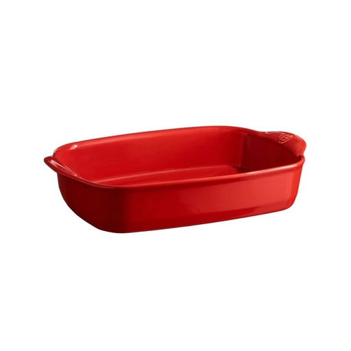 [57690026] EMILE HENRY ROASTING DISH G.CRU 36X23CM 2.70L- RED