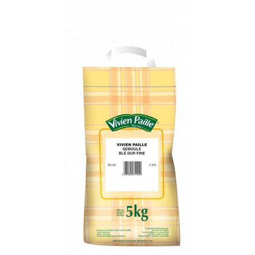 [05100535] VIVIEN STRAW FINE DURUM WHEAT SEMOLINA 5KG