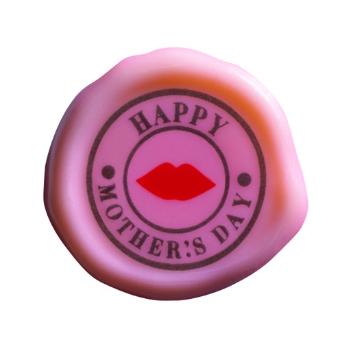 [08058282] 088080 PCB CACHETS DE CIRE PAG HAPPY MOTHER'S DAY Ø 3,5CM 63PCS ***S/CDE***