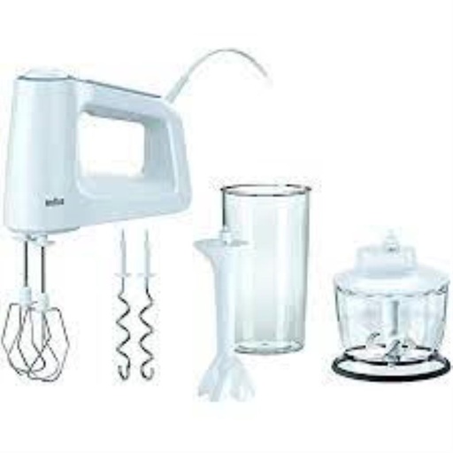 [57659333] BRAUN MULTIMIX 3 MIXER - VARIABLE SPEED - 500WHM3137WH