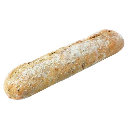 [02041211] ❄️DELIFRANCE S6415 DEMI BAGUETTE GRISE 28CM CŒUR DE GRAINES PAC 30 X 170GR