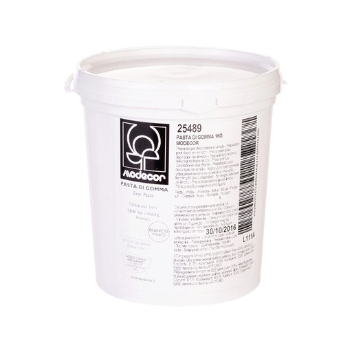 [08080346] 25696 SPECIALE WITTE SUIKERPASTA VOOR MODELLERING 1KG