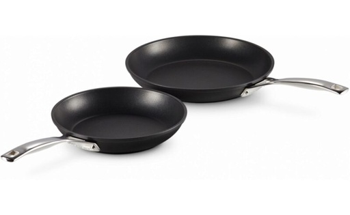 [57661861] LE CREUSET LES FORGEES SET OF 2 PANS 24+28CM