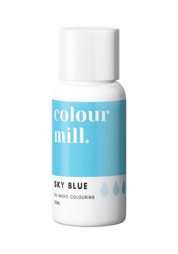 [08055927] COLOUR MILL COLORANT LIPOSOLUBLE SKY BLUE-BLEU CIEL 20ML