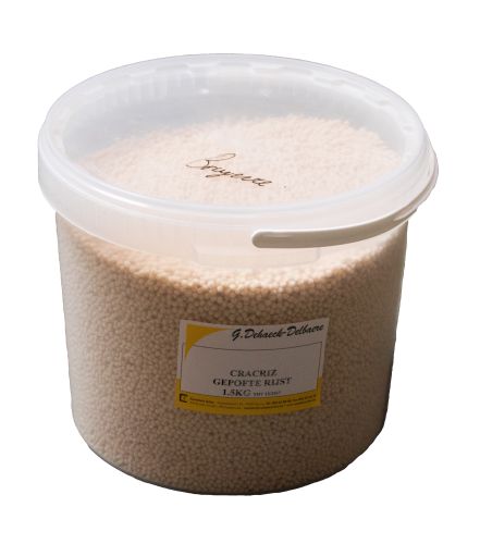[03030136] DEHAECK CRACRIZ GEPOFTE RIJST 1,5KG