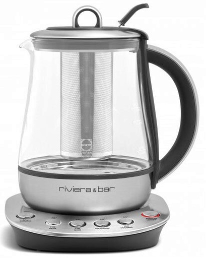 [60251233] RIVIERA & BAR JAIPUR TEA POT 1.2L - 1300W -5 TEMPERATURES - 4 PROGRAMS