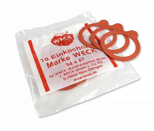 [56000544] WECK JOINTS VOOR POTTEN 54 X 67 -10P