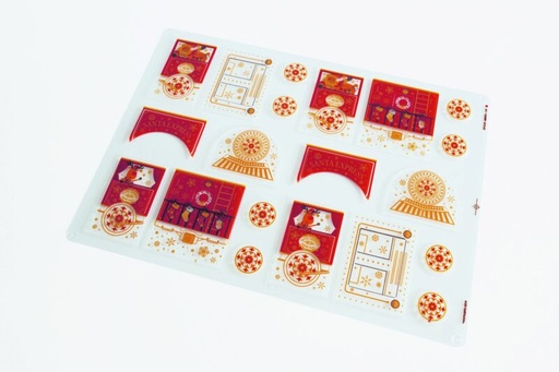 [08057571] 070439 PCB BLISTERS SANTA EXPRESS FOR 12 LOCOMOTIVES 6PCS ***S/CD***