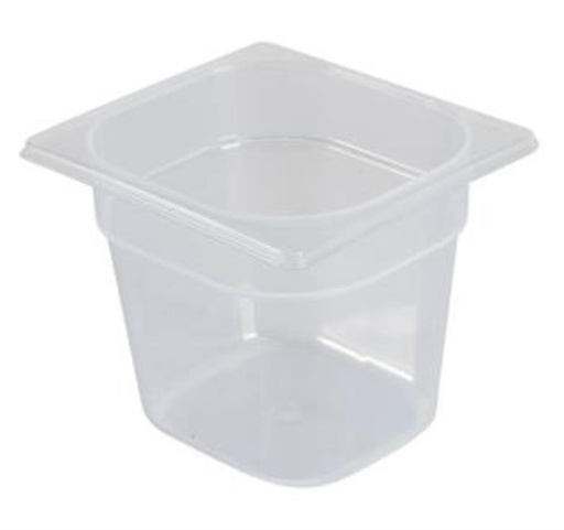 [55006723] POLY LINE BAK GN1/6-H10CM-1.6L POLYPROPYLEEN IML HACCP -40+80° IDENTIFICATIE