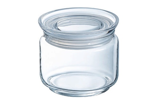 [60251822] LUMINARC PURE POT PROVISION VERRE ROND 0.50L- A/COUVERCLE HERMETIQUE