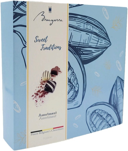 [11040370] BRUYERRE BOX 9 PCES ASSORTMENT 115G 12X1B