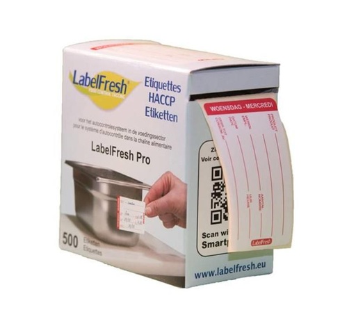 [70409740] LABELFRESH *PRO* 500 ETIKETTEN 70X45MM "WOENSDAG"
