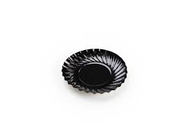 [27665047] ASSIETTE CARTON RONDE NOIRE Ø 88MM100 PCES FOSTPLUS INCLUS