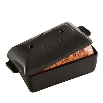 [55330027] EMILE HENRY RECT BREAD MOLD. BLACK 23X13X12CM-2.2L