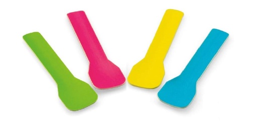 [53533125] SIER GEASSORTEERDE PAPIEREN IJSLEPEN 95MM 100 STUKS