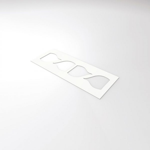 [08056284] 010745 PCB TEMPLATE FOR 4-POINT BIT 9.1X8.2 CM 1PCE ***S/CD***