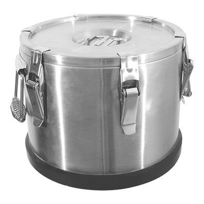 [57660517] STAINLESS STEEL FOOD CARRIER 20L DIAM 38-HT32 STACKABLE ISOTHERMAL