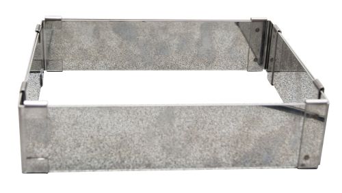 [51701055]  UITSCHUIFBAAR ROESTVRIJSTALEN FRAME 430X290MM H 5 CM MAXIMALE OPENING 840X560 MM