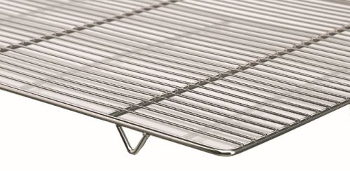 [52512370] STAINLESS STEEL GRID 60X40CM-28 WIRE -3 CROSS-BARS WITH FEET