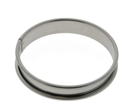 [51704100] MF STAINLESS STEEL CIRCLE ROLLED EDGE Ø 10CM HT 2.1CM