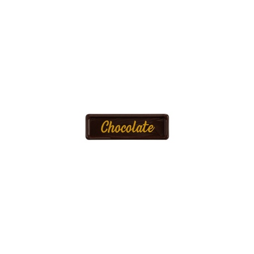[08058385] 2002440 CHOCOLATE PLATE 3.8X1.2 CM 300PCS ***S/CDE***