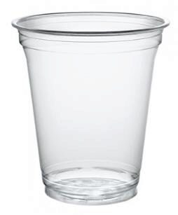 [25101144] TRANSPARANTE BEKER 95x96mm 200 ML VERPAKKING VAN 50 STUKS