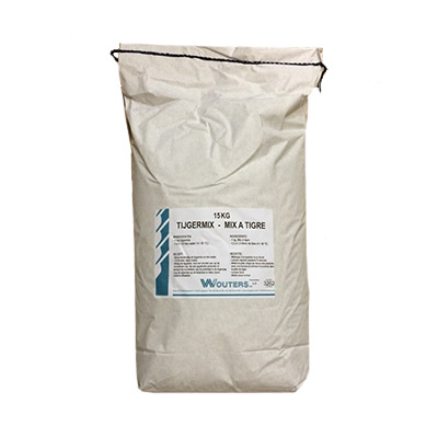 [05040201] WOUTERS MIX TIJGER DE DECORATION PAIN TIGRE  15KG