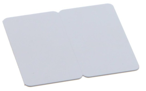 [57665025] EDIKIO TRI-CARDS 3-PART BREAKABLE WHITE PVC 0.76MM ACCESS/FLEX/DUPLEX PACK OF 100 PCES