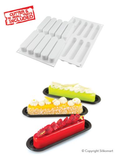 [51657252] MOULE SILIKOMART FASHION ECLAIR 80ML 130X25 H25MM