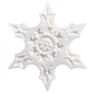 [08057542] PCB Meringué decoraties met reliëf Grote kristallen 5x4,35 cm 140pces ***s/cd***