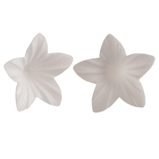 [08041003] FLEUR LILAS EN AZYME BLANCHE 2CM 400 PCES