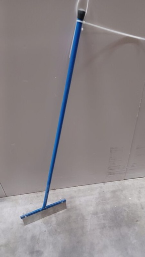 [50261017] FLOOR SCRAPER STAINLESS STEEL BLADE 28CM HANDLE 125CM