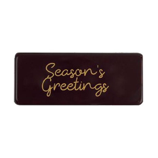 [08054933] 2013626 PLAATJE SEASON'S GREETINGS 5,5X2,3CM 100STKS ***OP BESTELLING***