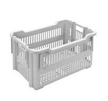 [50611125] BROODBAK GRIJS PVC 62X50X36CM MET GETUIGSCHRIFT