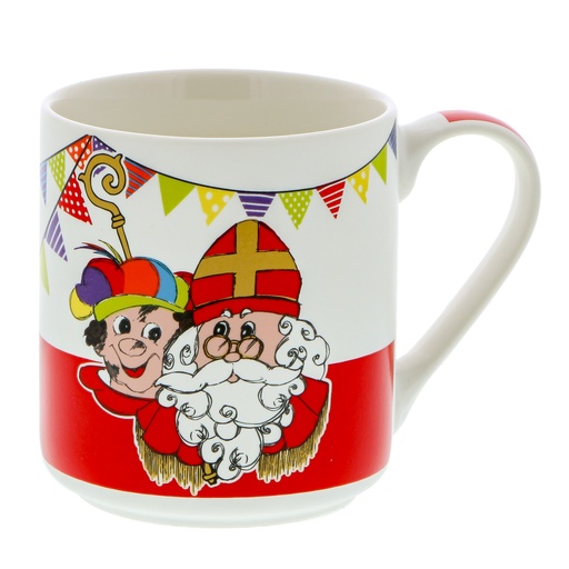 [62250636] SAINT NICHOLAS AND FATHER WHIPPING MUG Ø8.6CM H9.6CM